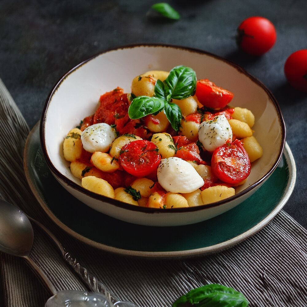 Mehr Informationen zum Thema: Gnocchi mit Tomaten-Mozzarella